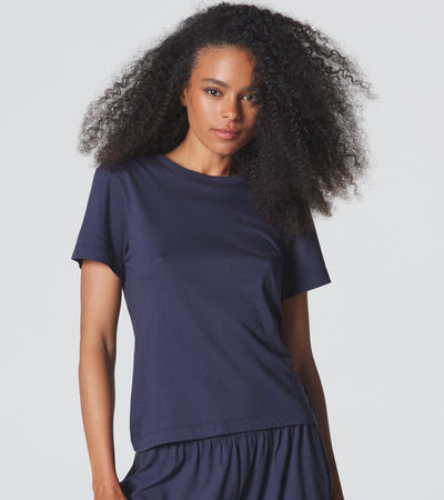 The Room Key Short Sleeve - Navy