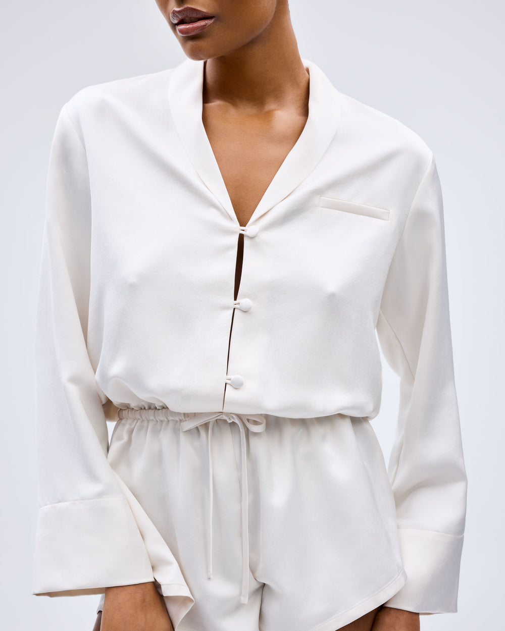 The Uptown Romper - Champagne, image 4 of 4