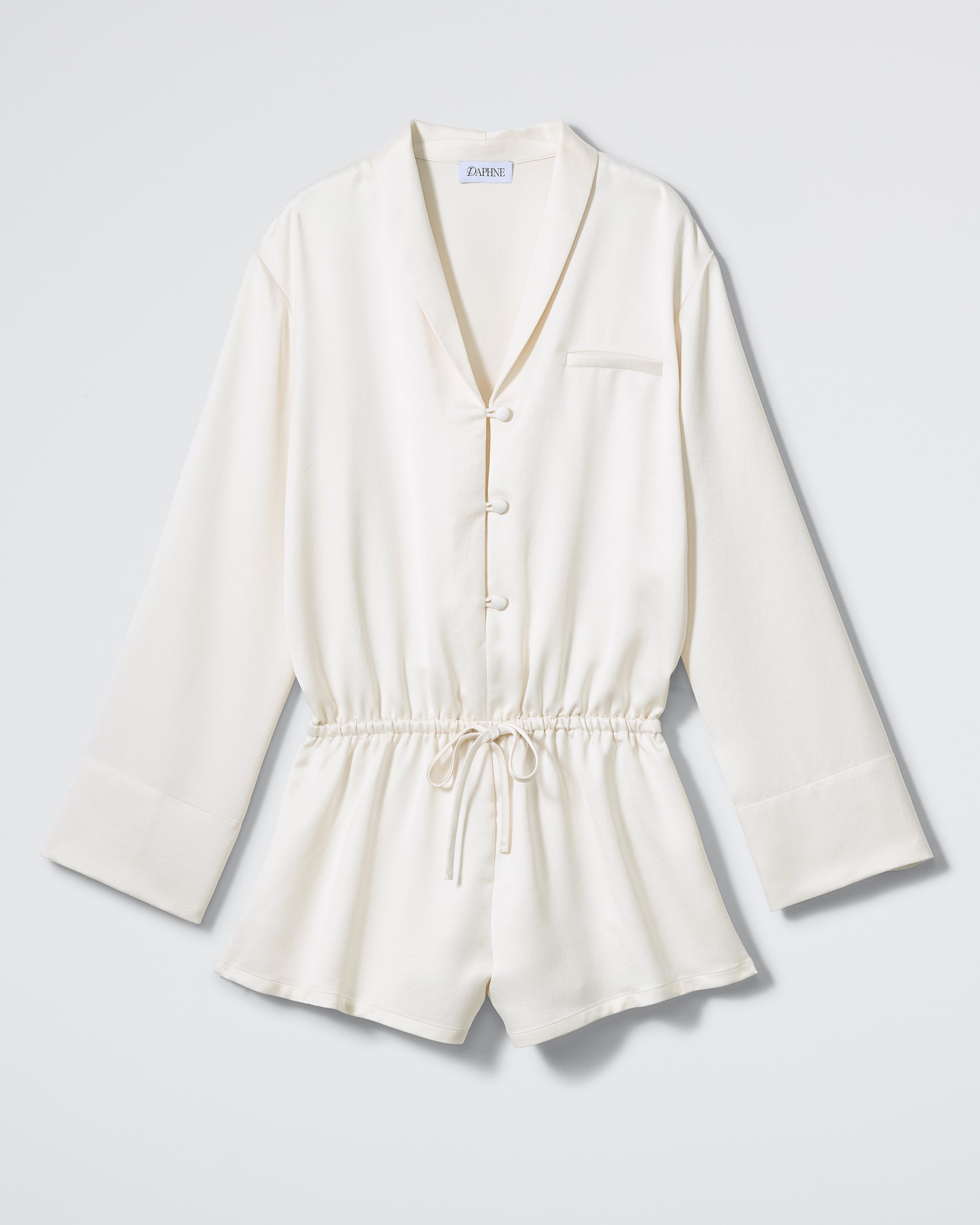 The Uptown Romper - Champagne