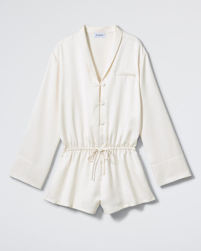The Uptown Romper - Champagne