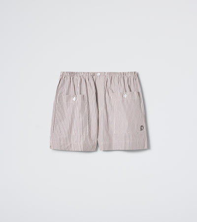 The Shut Eye Boxer - Latte Stripe