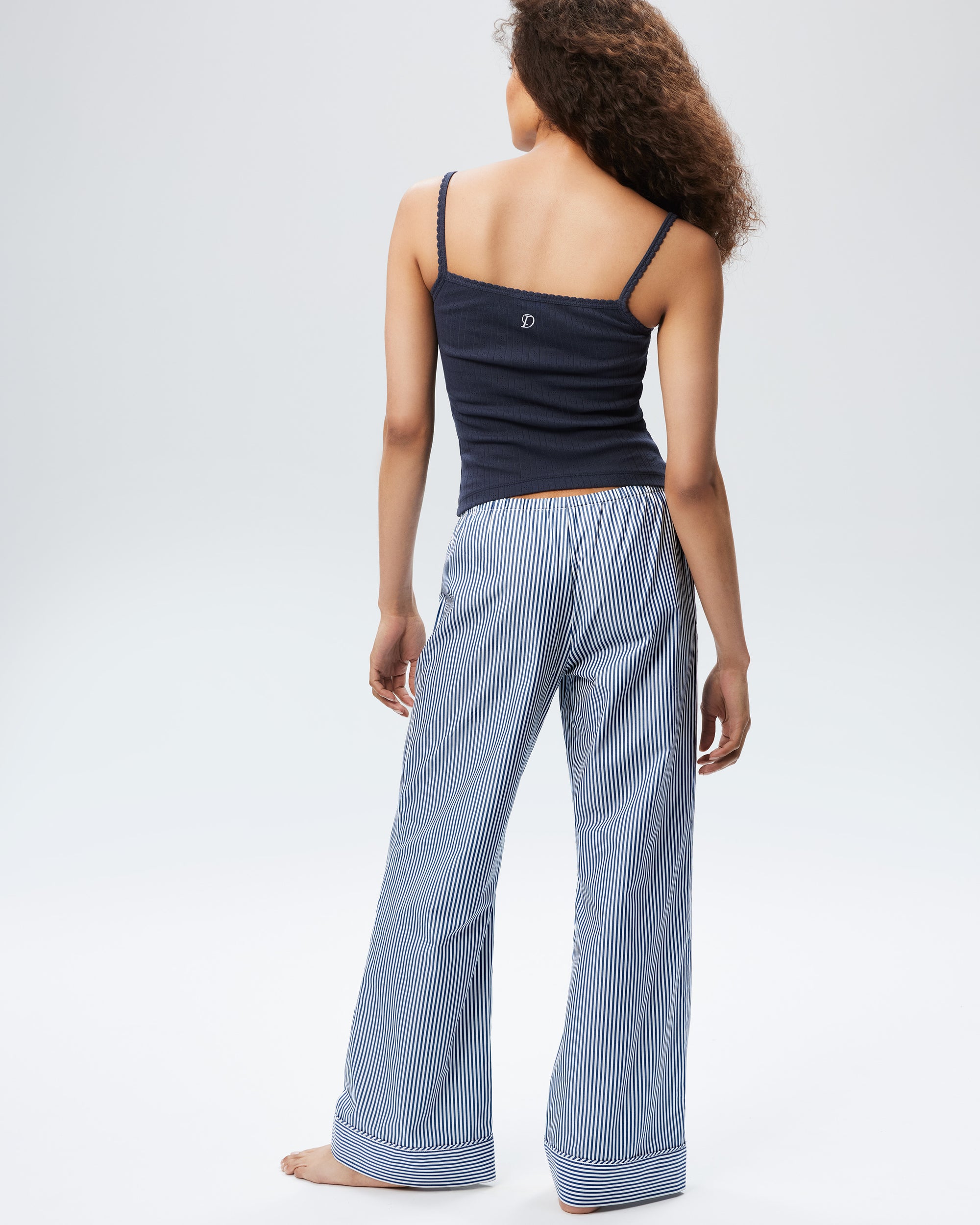 The Shut Eye Pant - Midnight Stripe