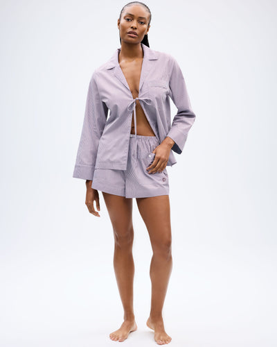 The Shut Eye Boxer - Fig Stripe