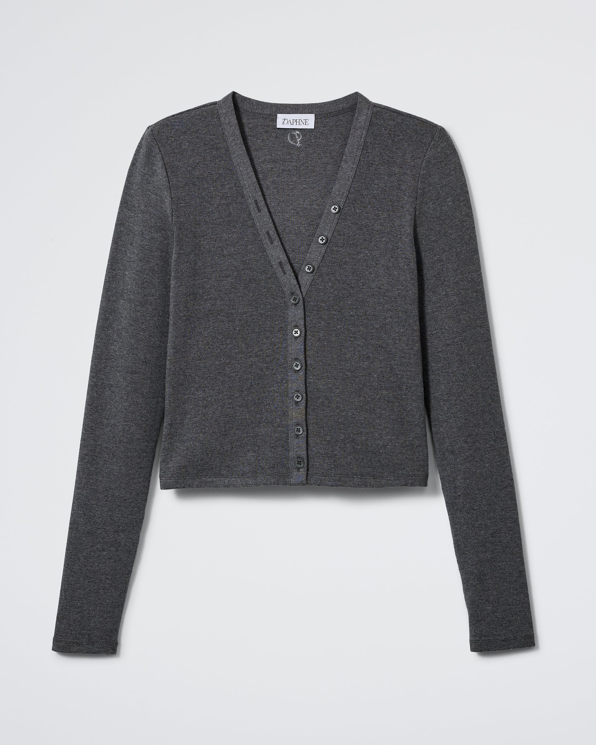 The Sky Cardigan - Charcoal Melange