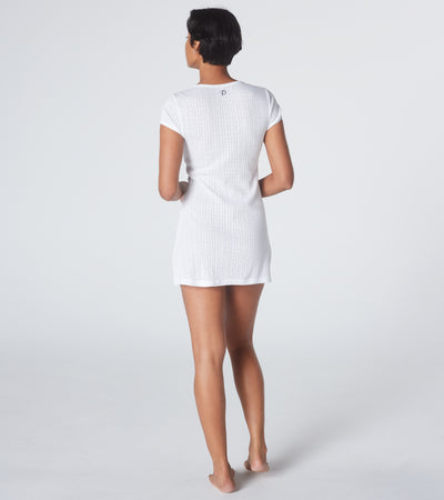 The Snooze Mini Dress - White