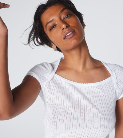 The Snooze Mini Dress - White