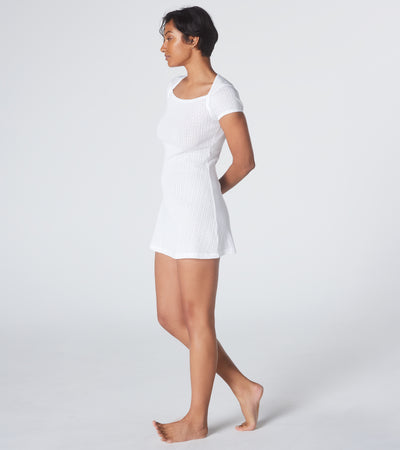 The Snooze Mini Dress - White