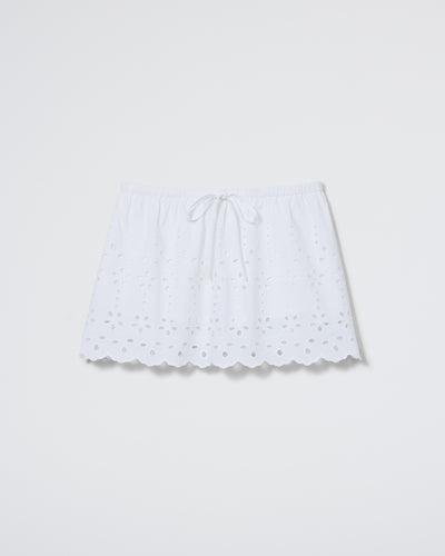 The Sunkissed Skort - White