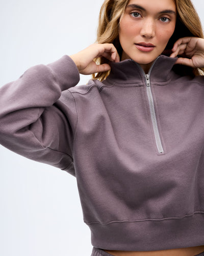 The Sunrise Quarter Zip - Fawn