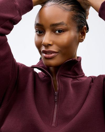 The Sunrise Quarter Zip - Fig