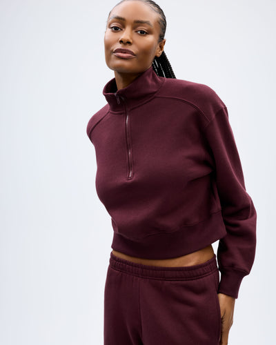 The Sunrise Quarter Zip - Fig