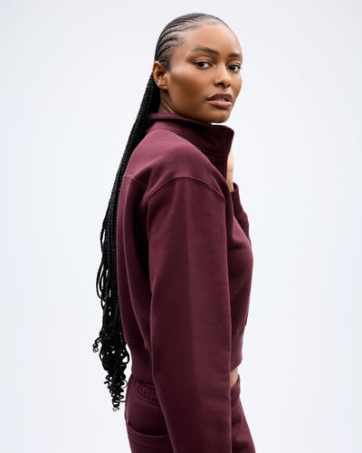 The Sunrise Quarter Zip - Fig