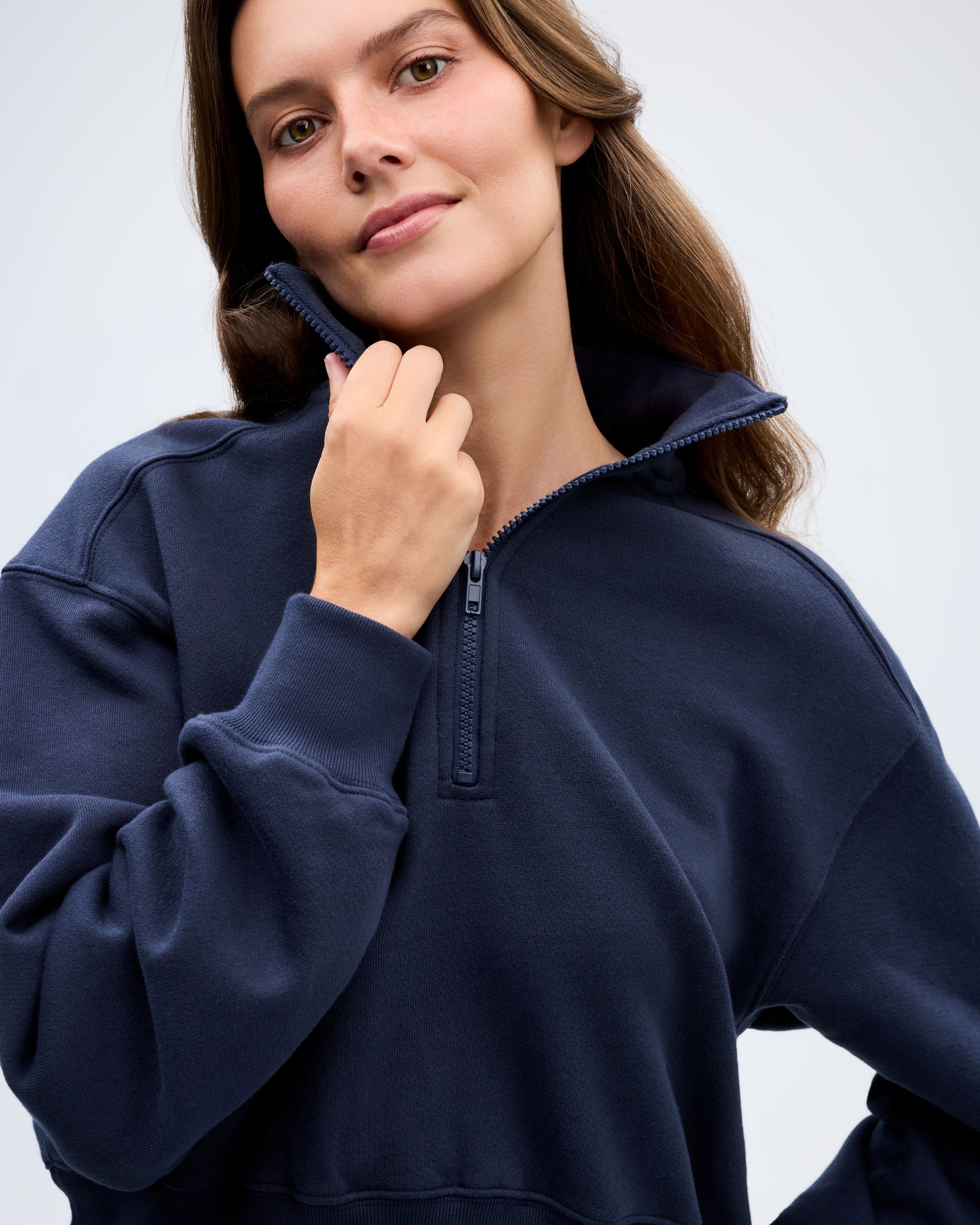 The Sunrise Quarter Zip - Navy