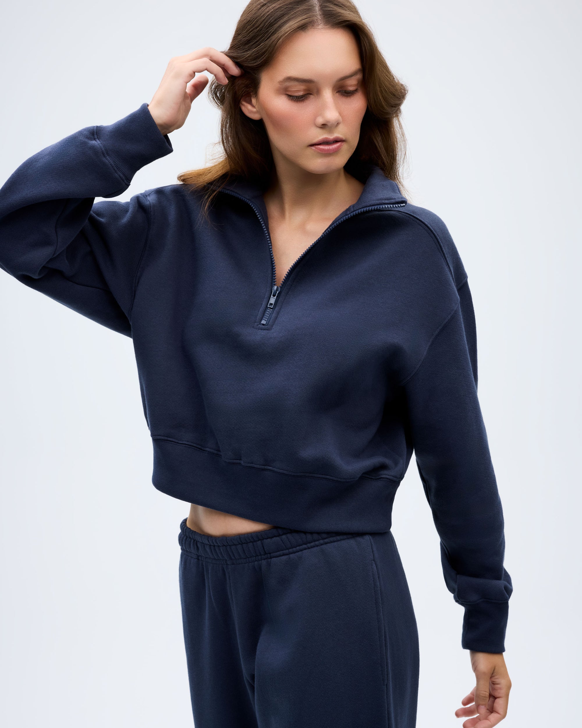 The Sunrise Quarter Zip - Navy
