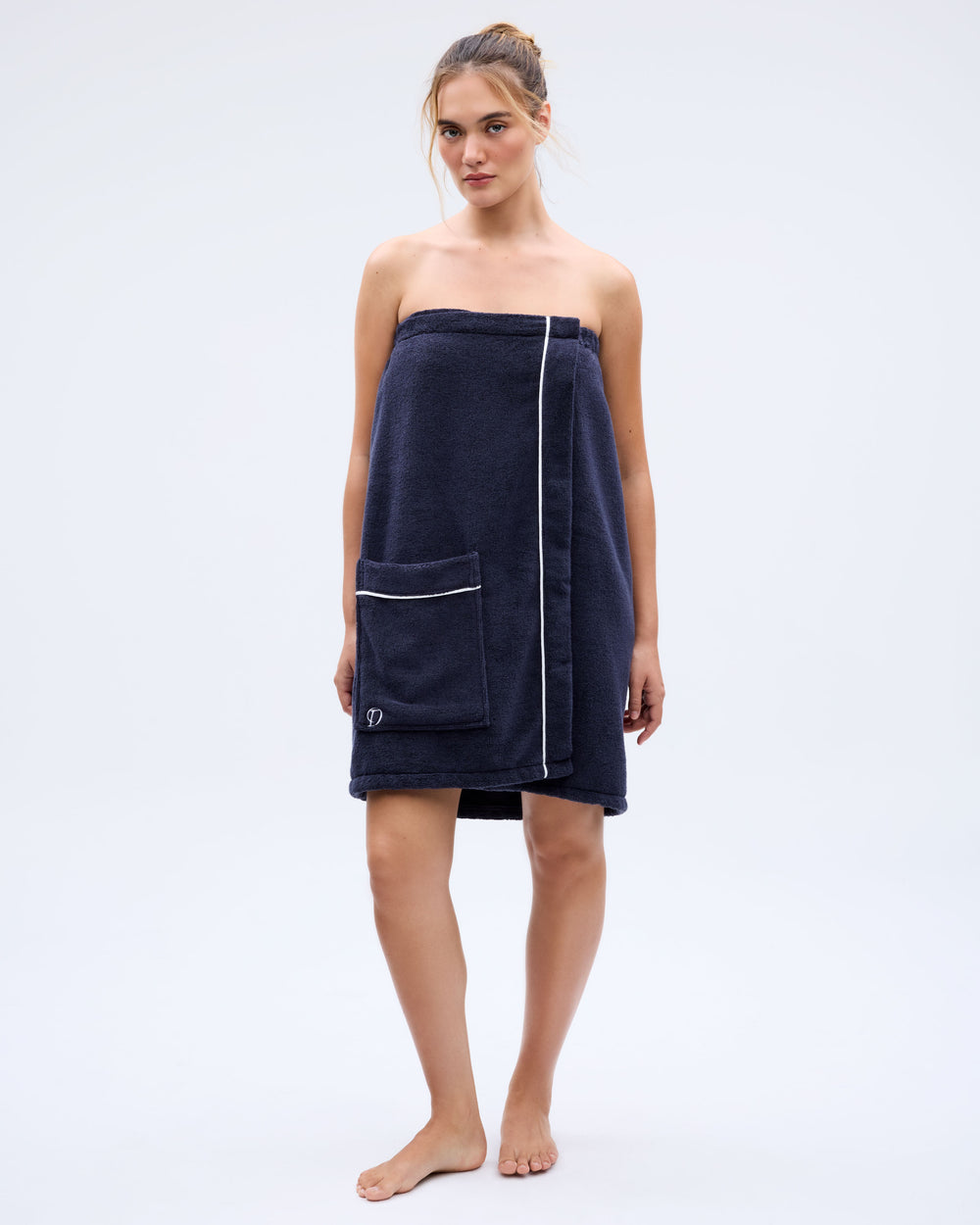 The House Cat Wrap - Navy, image 4 of 4