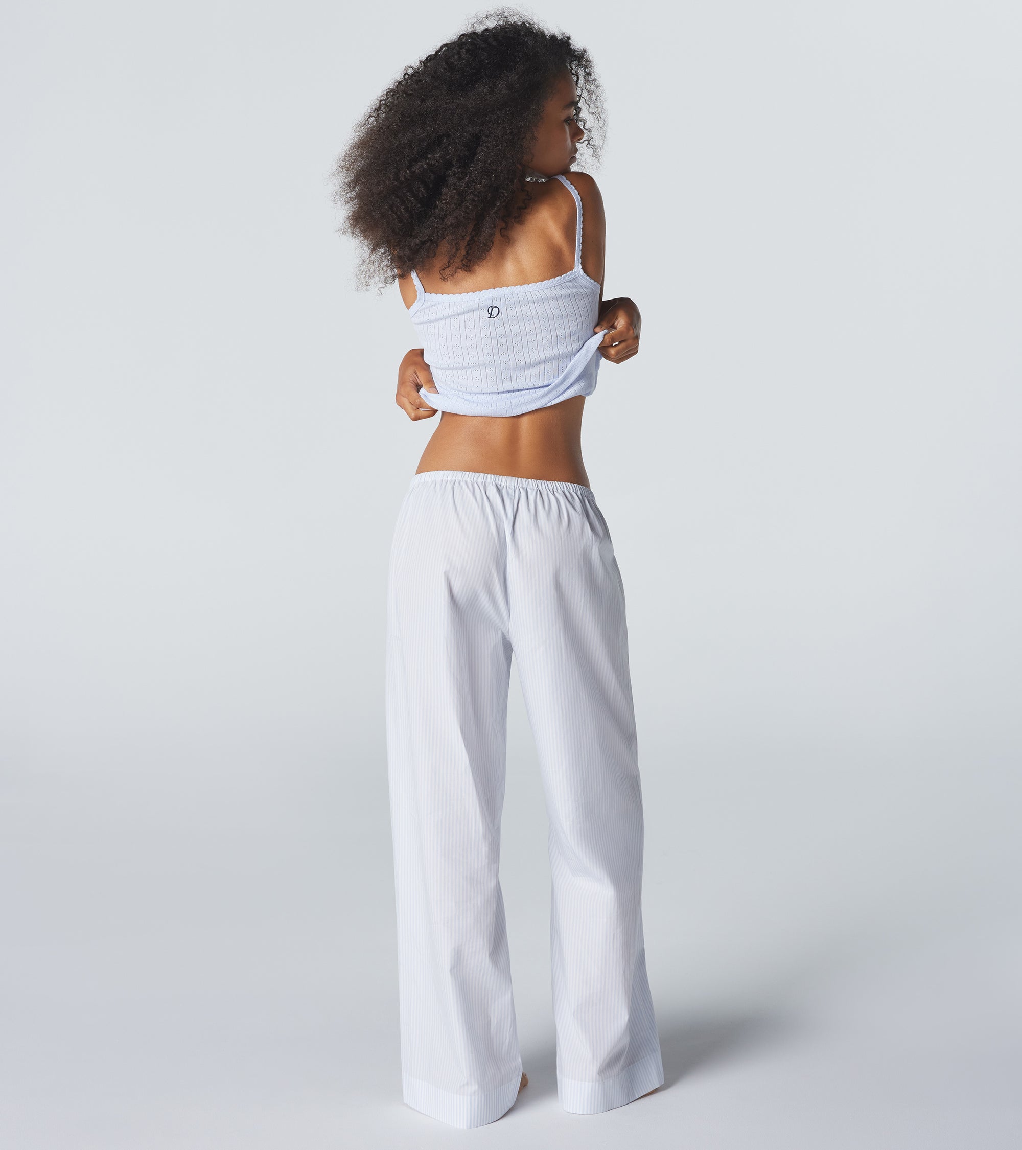 The Turndown Pant - Cloud Stripe