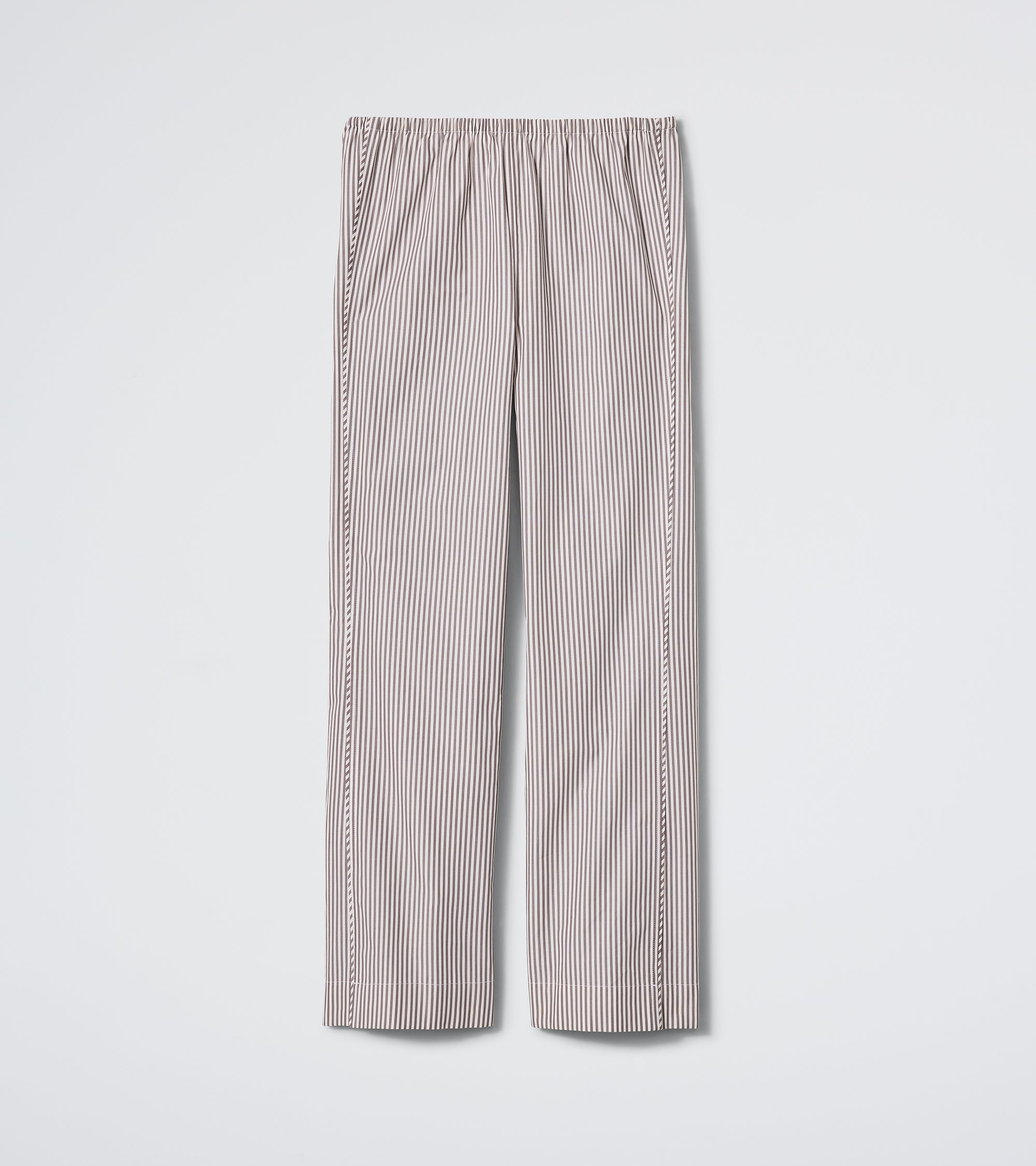 The Turndown Pant - Latte Stripe