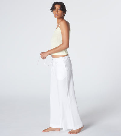 The Golden Hour Pant - White